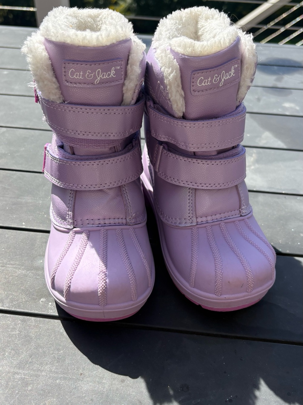 Kids Purple Winter Boots